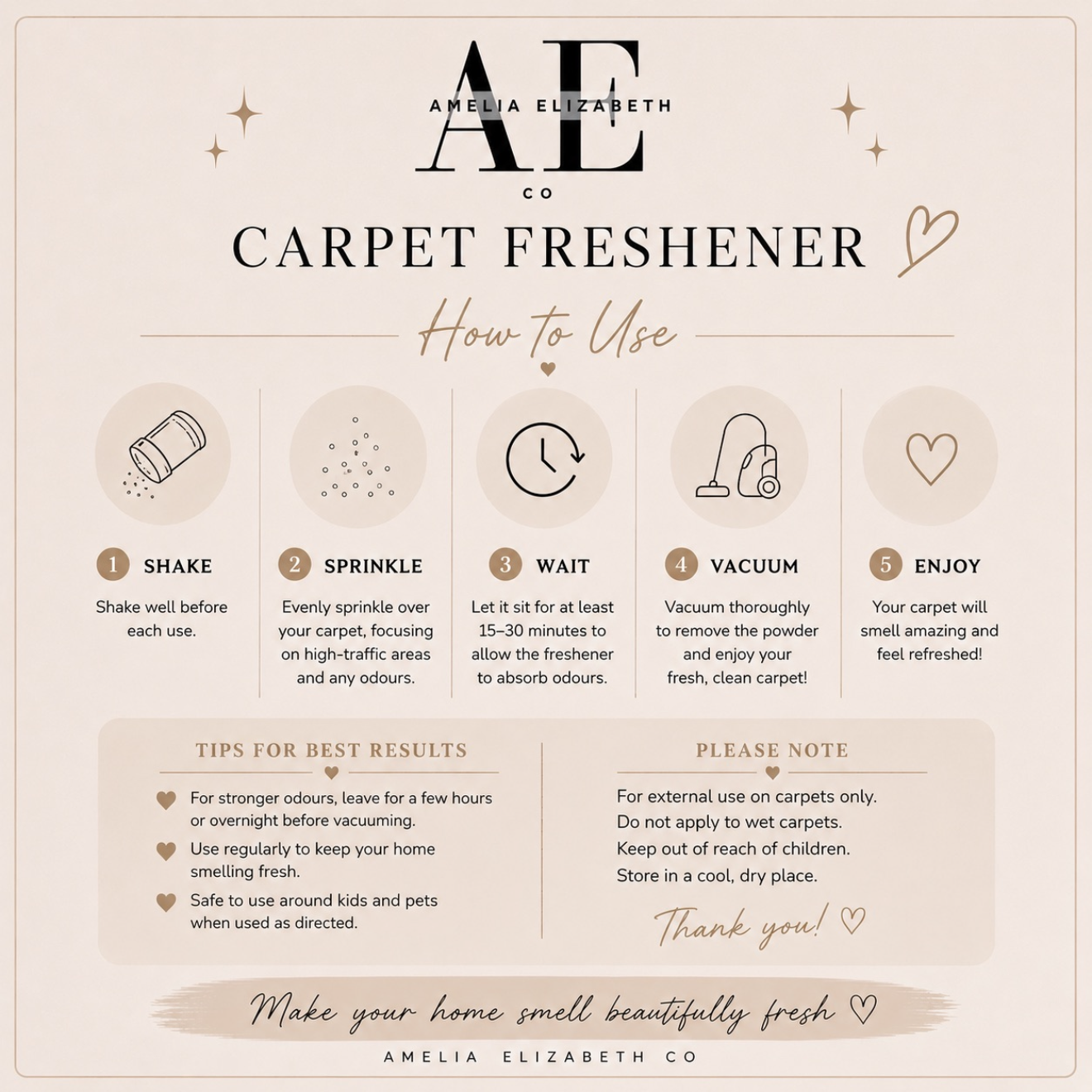 carpet freshener 300g