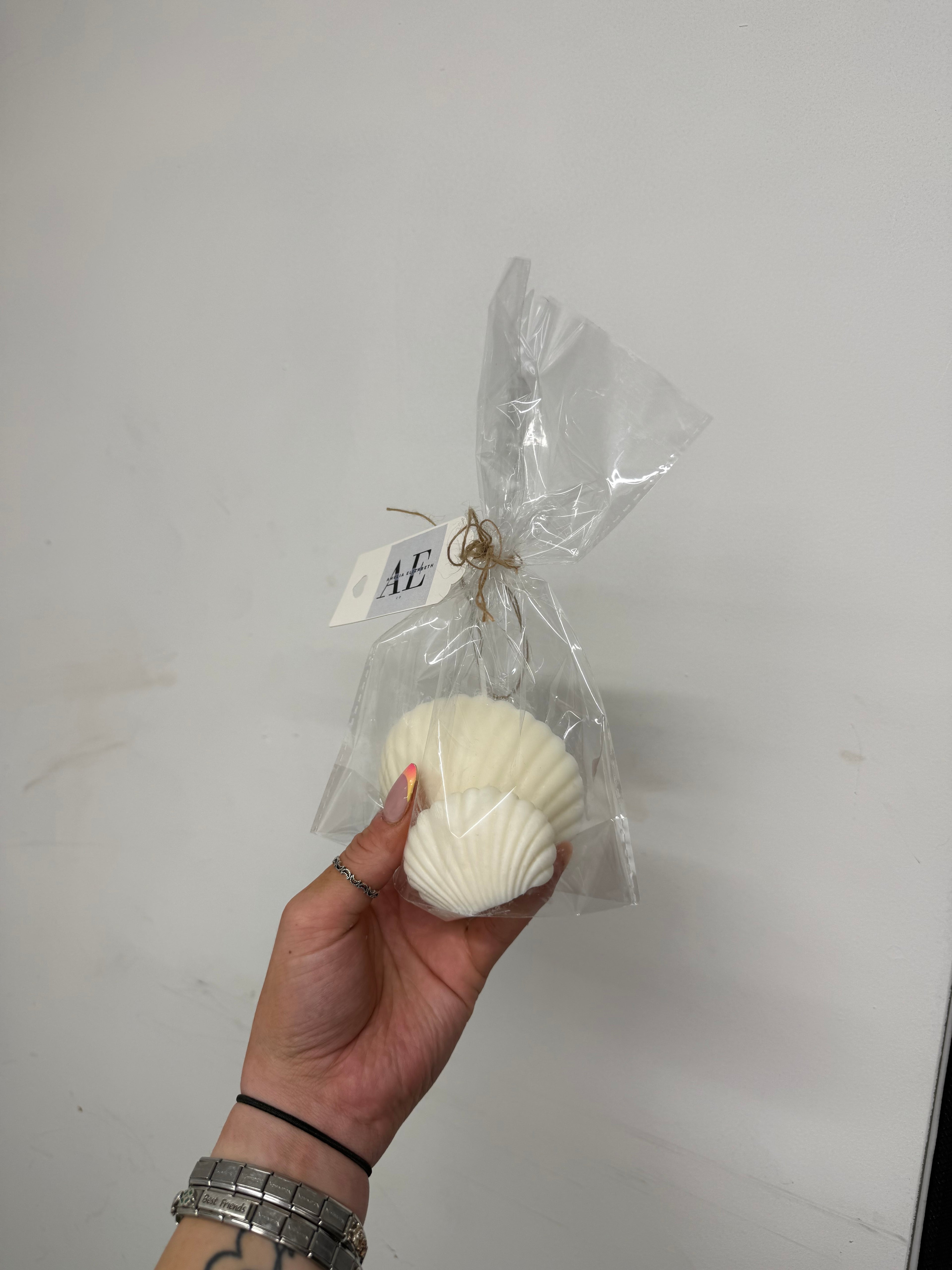 small & large candle with wick
